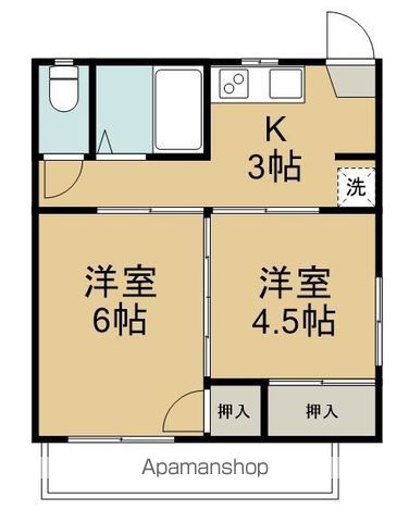 徳島県徳島市北田宮２丁目 間取り