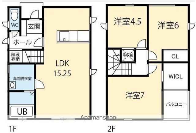 徳島県徳島市南田宮３丁目 間取り