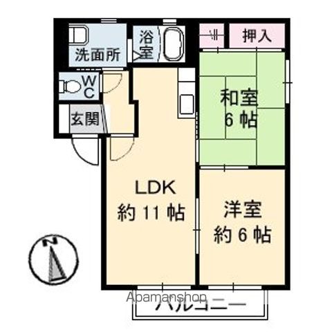徳島県板野郡藍住町徳命元村 間取り