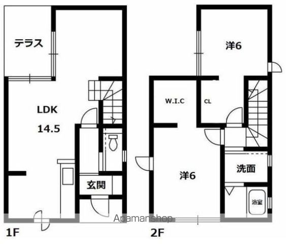 徳島県板野郡北島町高房勝瑞境 間取り
