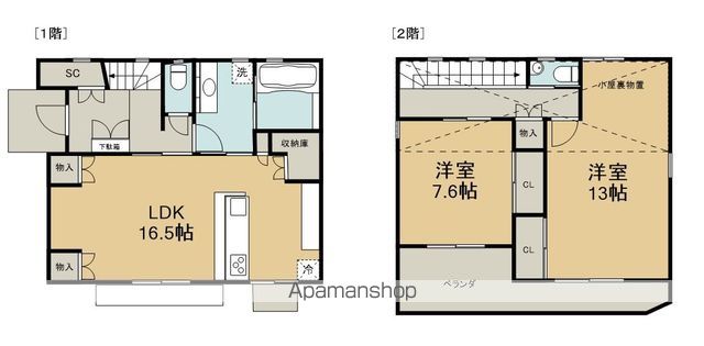 徳島県徳島市南昭和町７丁目 間取り