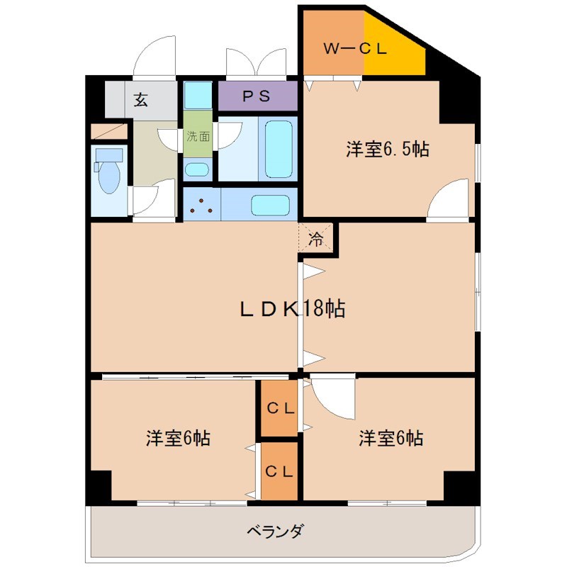 ノールルミエール黒川 間取り図