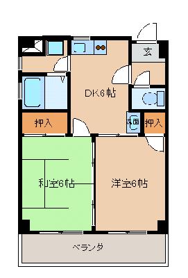 サングリーン新栄 203号室 間取り