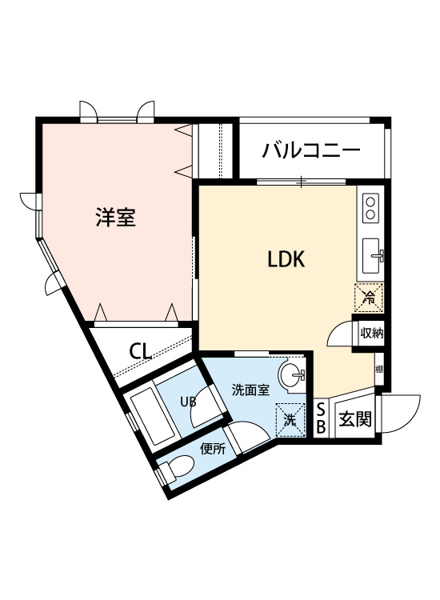 Ｃolors泉崎 間取り