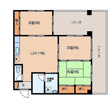 豊和マンション 間取り