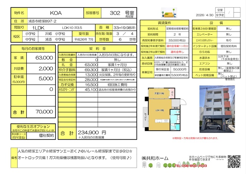 KOA その他
