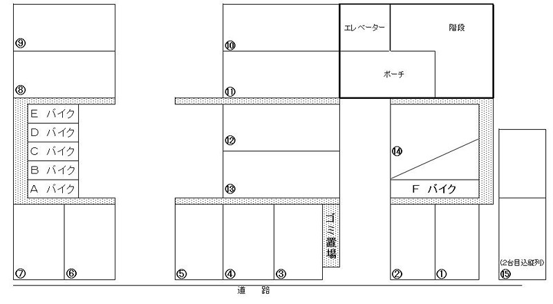 ディアフラッツ宜保 駐車場