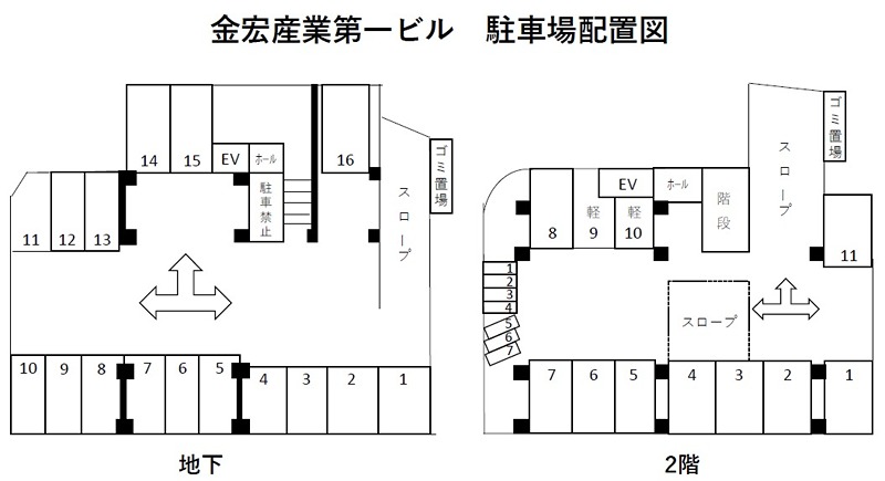 金宏産業第一ビル 駐車場