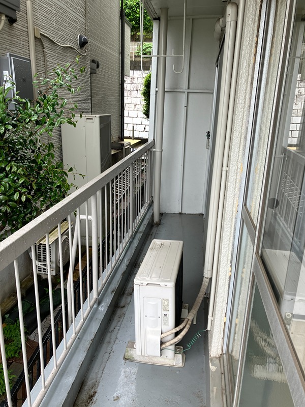 草村ハイツ ベランダ