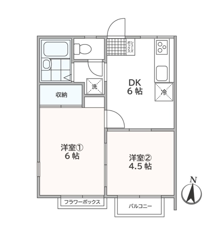 エステートピア足立B棟 間取り