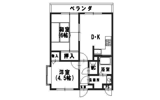 Ｋ2ウィングス  間取り