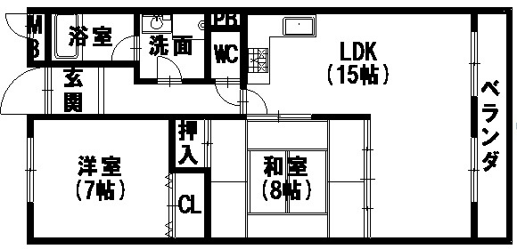 ソレイユ神足 間取り