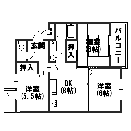 京都府京都市伏見区羽束師鴨川町75-1 間取り