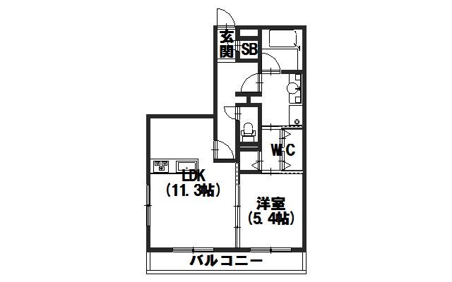 京都府向日市物集女町出口18 間取り