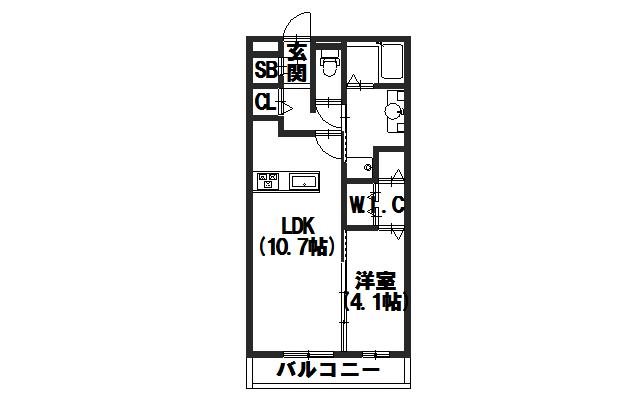京都府向日市物集女町出口18 間取り