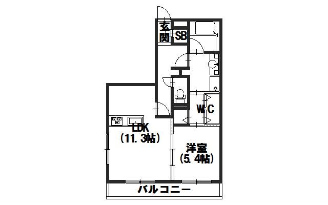 Rose　bleue 間取り