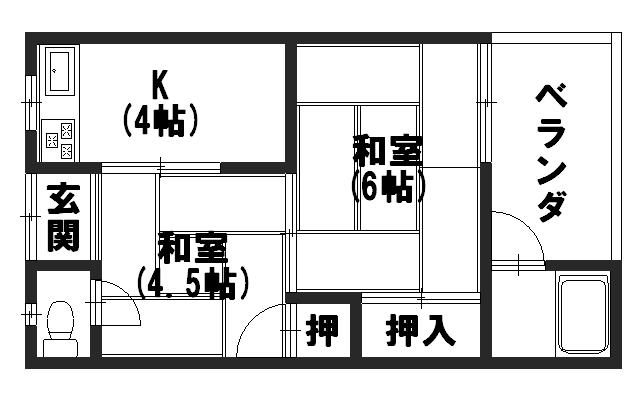 美沢荘 間取り