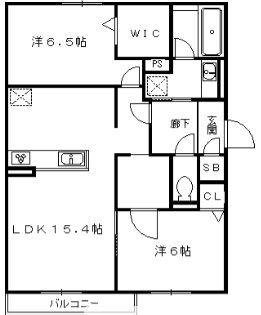 セジュールオッツＧＴ長岡京 間取り