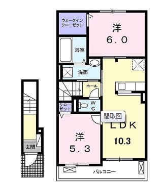 グリーンコート久我 間取り