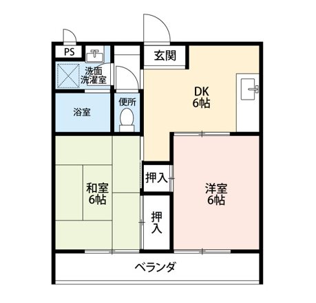 アヴェニール向陽 間取り