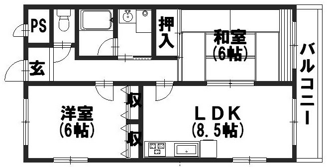 エクセル清涼 間取り