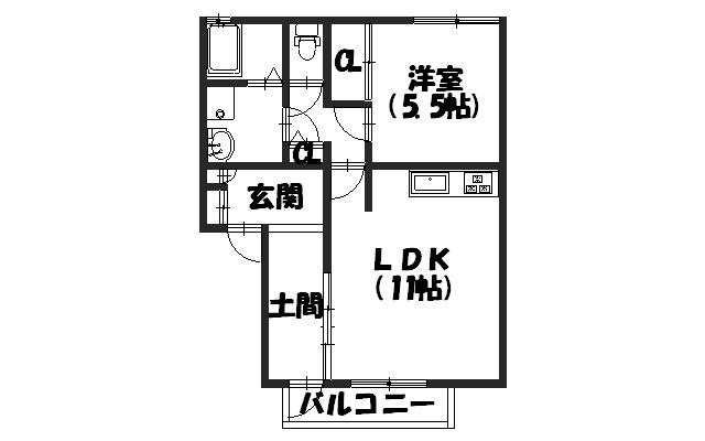 アリヴィオ清涼　A棟 間取り