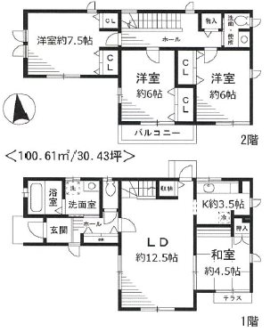 ガーデンホームズ長法寺 間取り