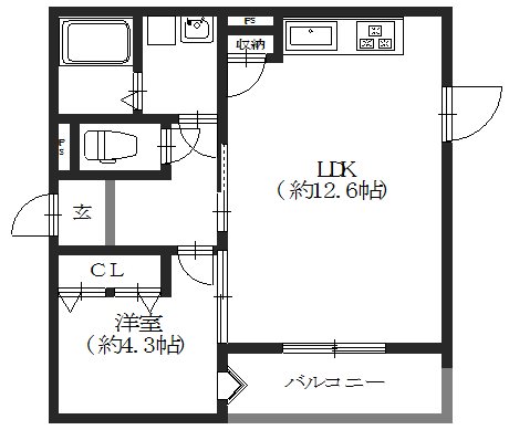 Chloris　（クローリス） 間取り