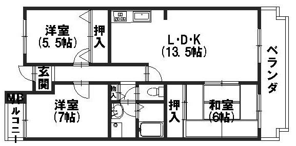 ベルコリーヌ･ソシア 間取り