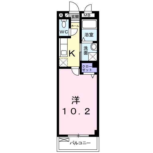ノイブルーメ桂川 間取り