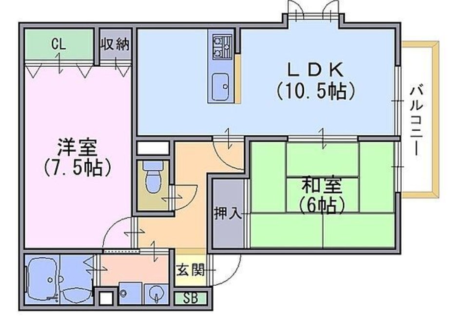 ウィンディアコリーヌ　E棟  間取り