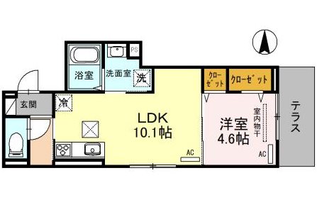 アレーズ向日町 間取り