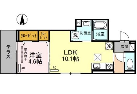 アレーズ向日町 間取り