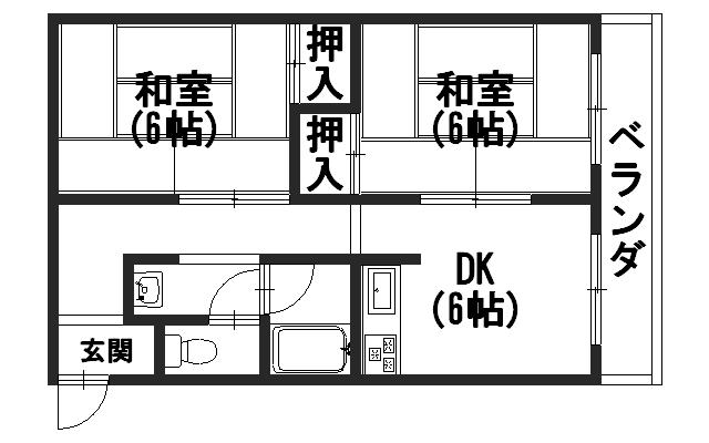 北ノ口安田マンション 間取り