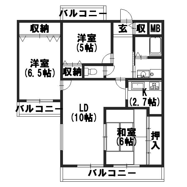 京都府京都市南区久世中久世町１丁目24 間取り