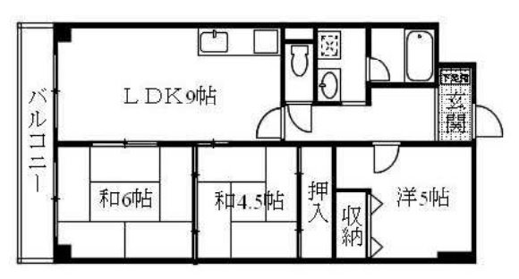 ベルベデール向日町 間取り