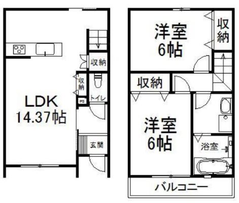 セントフィオーレ西山天王山  間取り