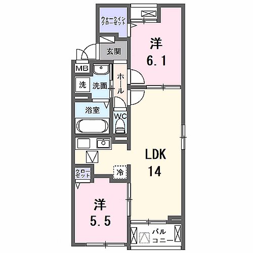 エスポワールⅤ 間取り