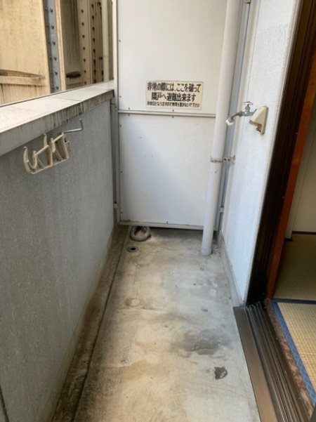 エクセレント西山 ベランダ