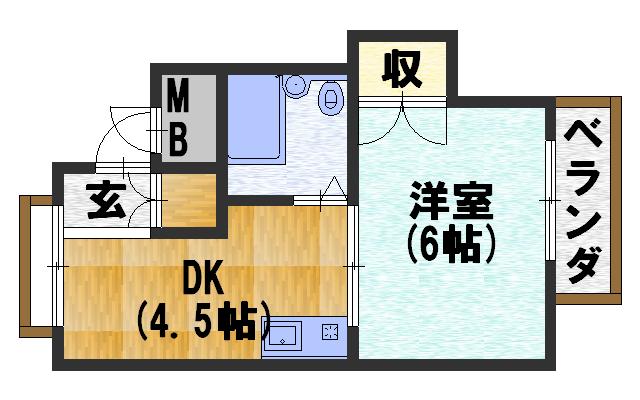K.S ハイツ 間取り