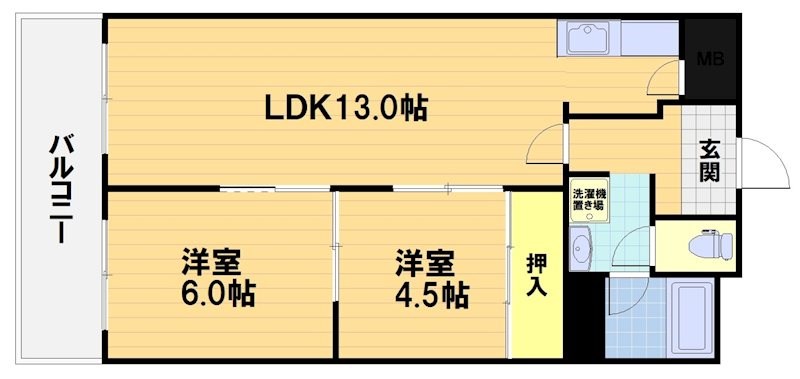 アサワハイツ 間取り