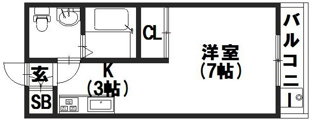 アーネストハイツC棟 間取り