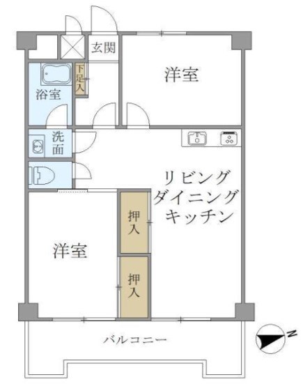アクエルド長岡京     間取り