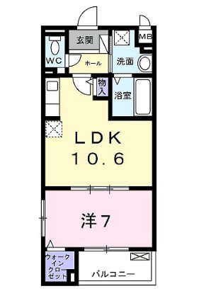 メゾンドエフ  間取り