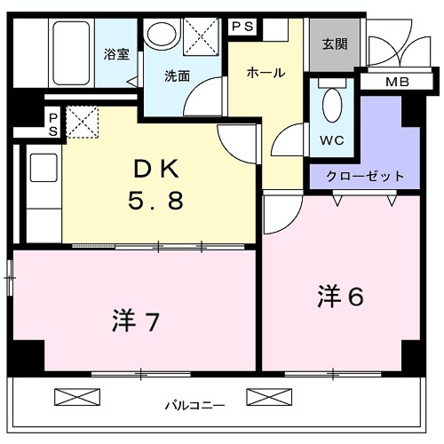 アルディエンテＹ&Ｊ 間取り