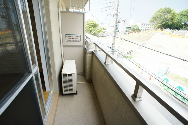恵解山ハイツ ベランダ