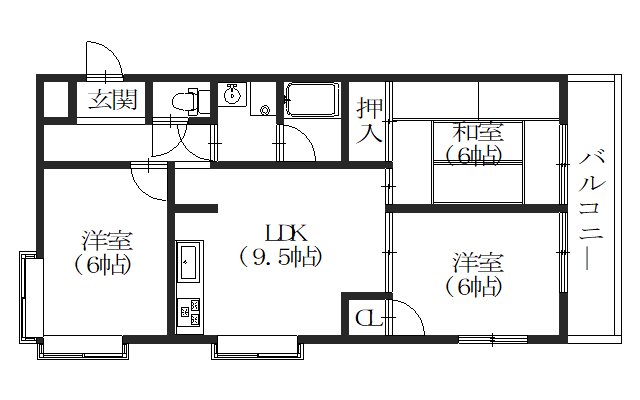 キャッスルササイ 間取り