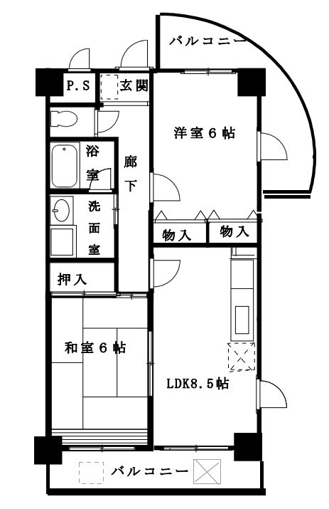 エクセル清涼 間取り