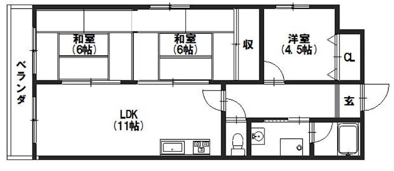 ロイヤル清涼 間取り
