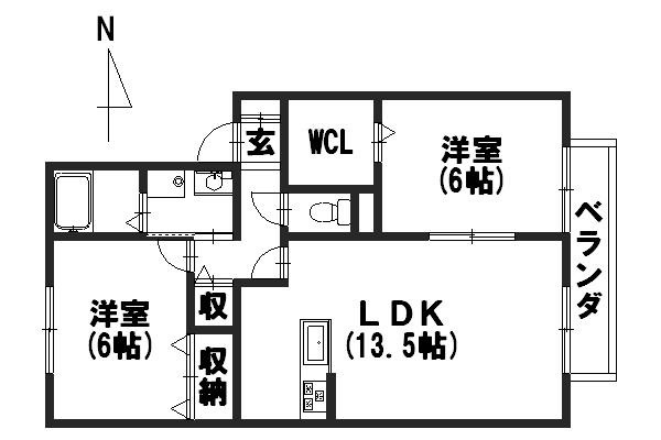 セジュールMARUTO 間取り